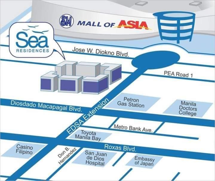 Sea Residences Homey Condo By Dnj Pasay Eksteriør bilde